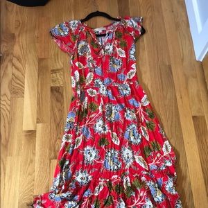 LOFT maxi dress paisley pattern